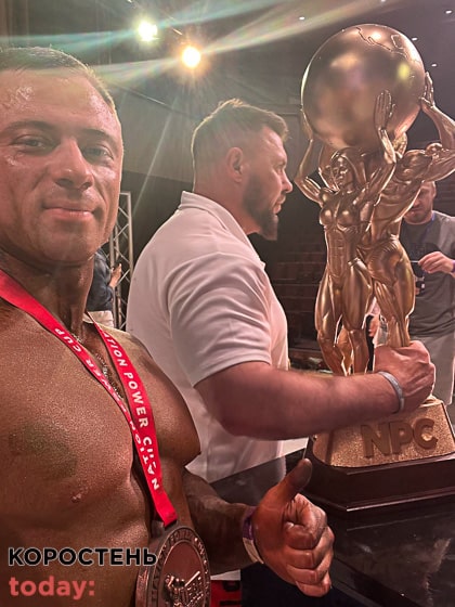 Коростенець Денис Стаховський – переможець брендового чемпіонату “Кубок Сили Нації” з бодібілдингу