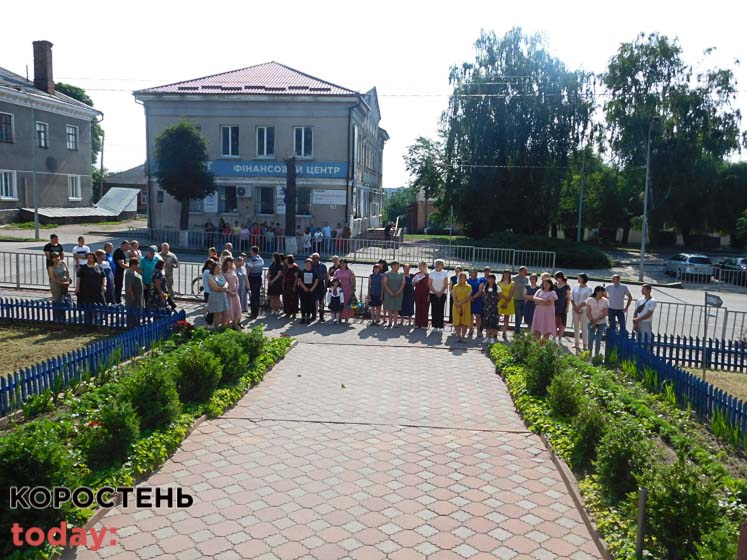 В Овручі відбулося відкриття двох меморіальних дощок загиблим воїнам