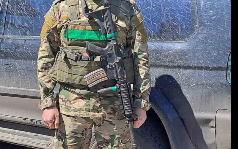 Військовий Дмитро Ходаківський з Коростенського району відзначений нагрудним знаком “Сталевий хрест”