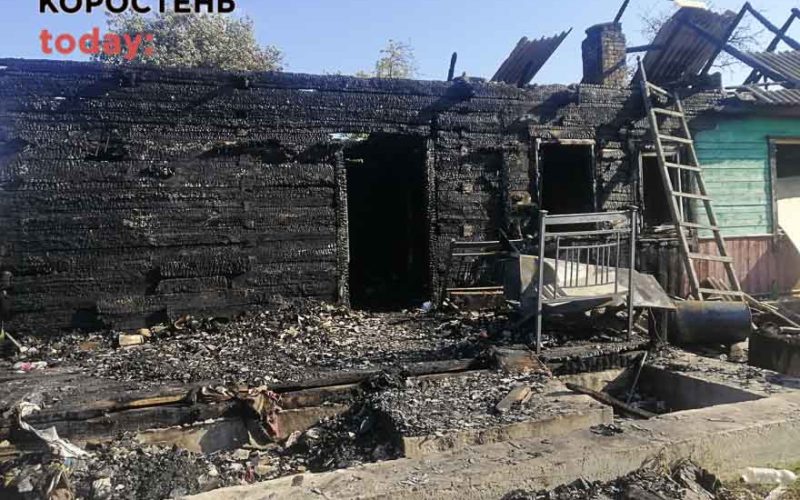 У селі Лугинської громади горів житловий будинок (ФОТО)