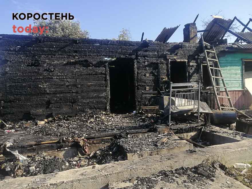 У селі Лугинської громади горів житловий будинок (ФОТО)