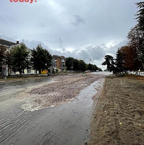 Рух вулицею Грушевського у Коростені – вільний (ФОТО)