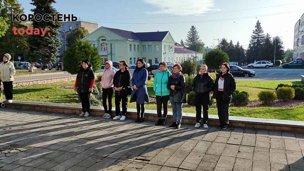 Жителі Овруцької громади мітингували під стінами міськради через чорнобильські нарахування