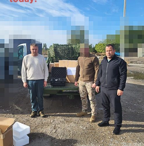 В Олевську українським захисникам передали шість квадрокоптерів