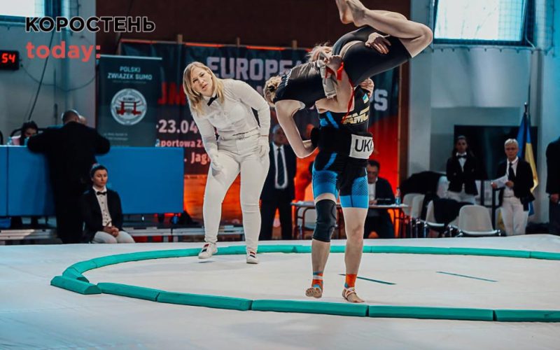 Коростенка Ірина Дорошенко на Чемпіонаті Європи з боротьби сумо виборола призове місце