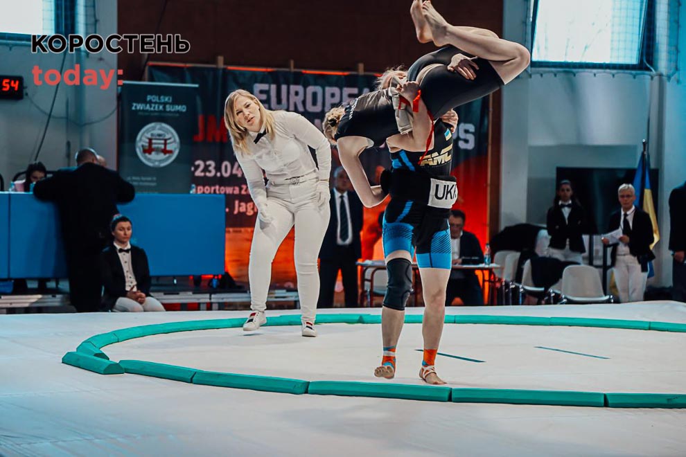 Коростенка Ірина Дорошенко на Чемпіонаті Європи з боротьби сумо виборола призове місце