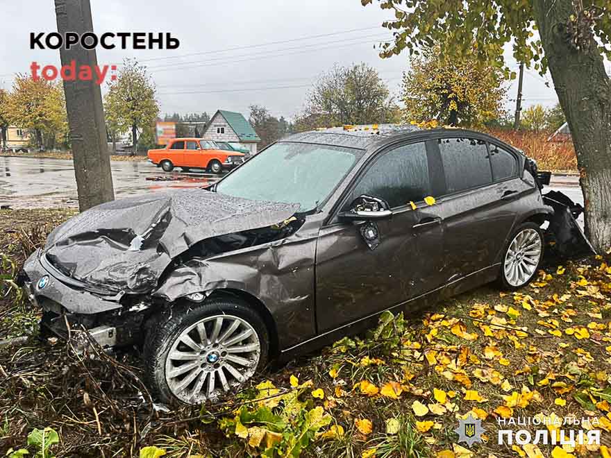 Подробиці автотрощі в Коростені: від зіткнення ВАЗ та BMW загинула жінка та ще двоє постраждали (ФОТО)