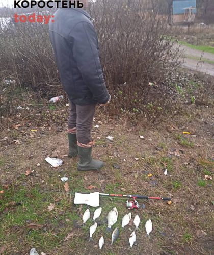 Драчем ловив рибу – на Малинщині затримали порушника, який завдав збитків майже на 100 тис. грн