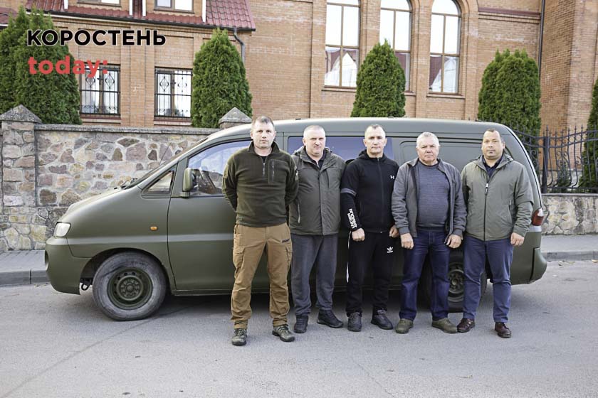 Олевська громада відправила на фронт ще один автомобіль
