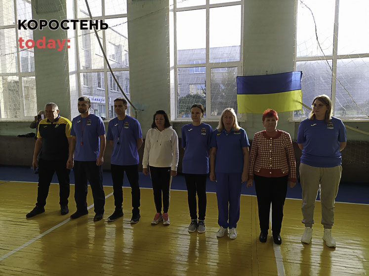 Коростенська команда стала срібним призером чемпіонату Київської області з голболу