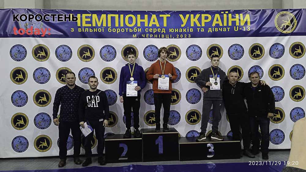Двоє коростенців стали срібними призерами Чемпіонату України з вільної боротьби