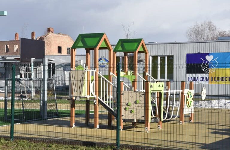 В Овручі відкрили другу чергу дитсадка, який збудували коштом Естонії
