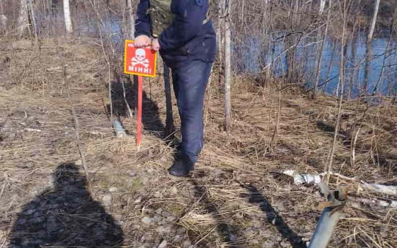 На території одного з сіл Народицької громади проведено ідентифікацію залишків боєприпасів