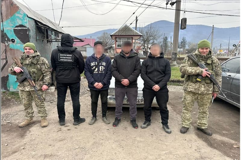 Прикордонники затримали ухилянтів з Житомирщини, які намагалися потрапити до Словаччини