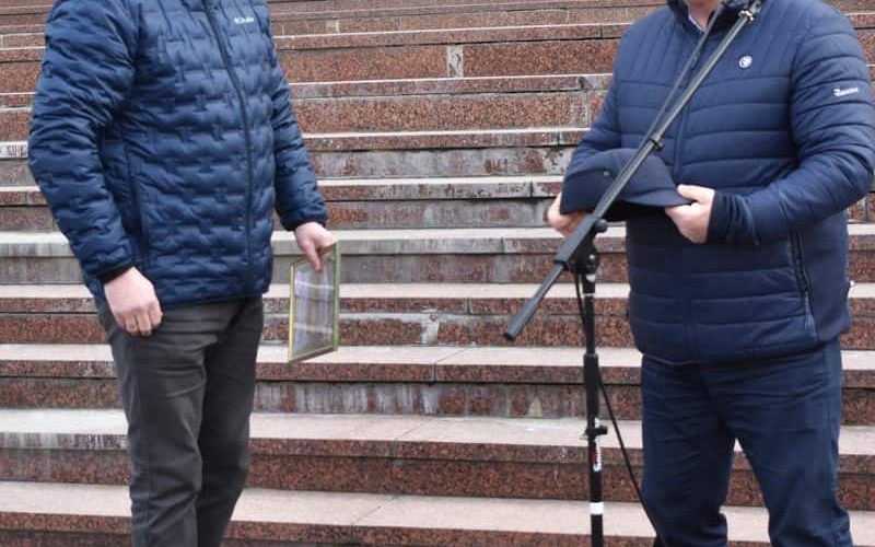 У Коростені керівник Житомирської ОВА представив нового командира 115 бригади Сил територіальної оборони ЗСУ