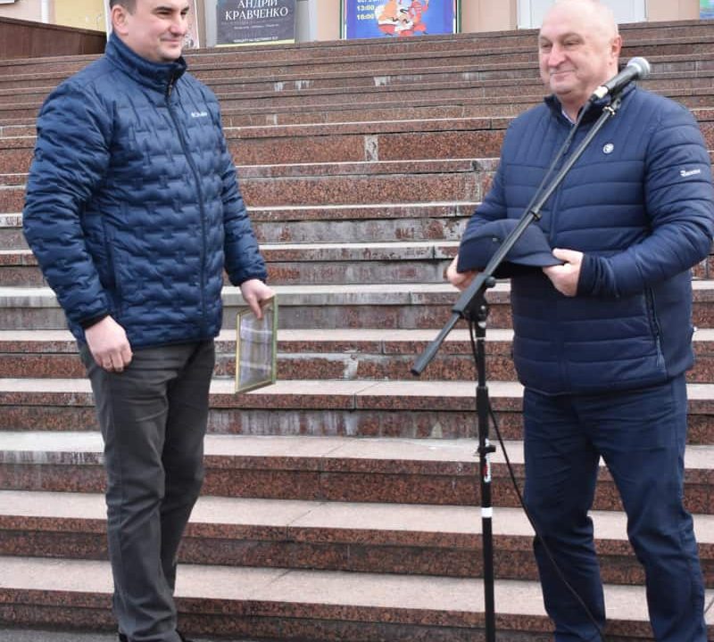 У Коростені керівник Житомирської ОВА представив нового командира 115 бригади Сил територіальної оборони ЗСУ