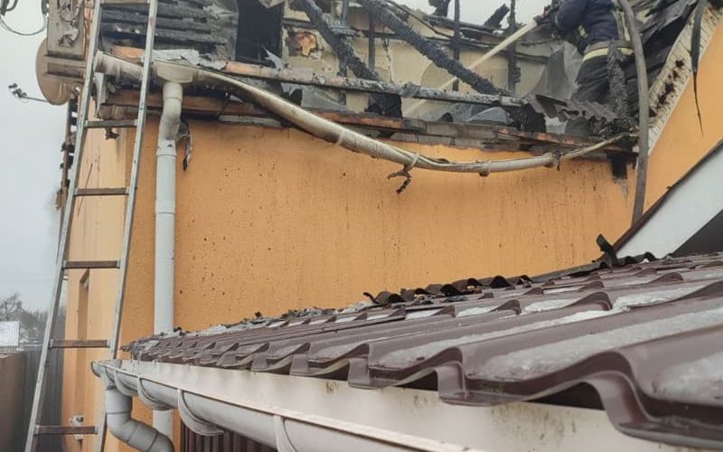 У селі Лугинської громади горів житловий будинок