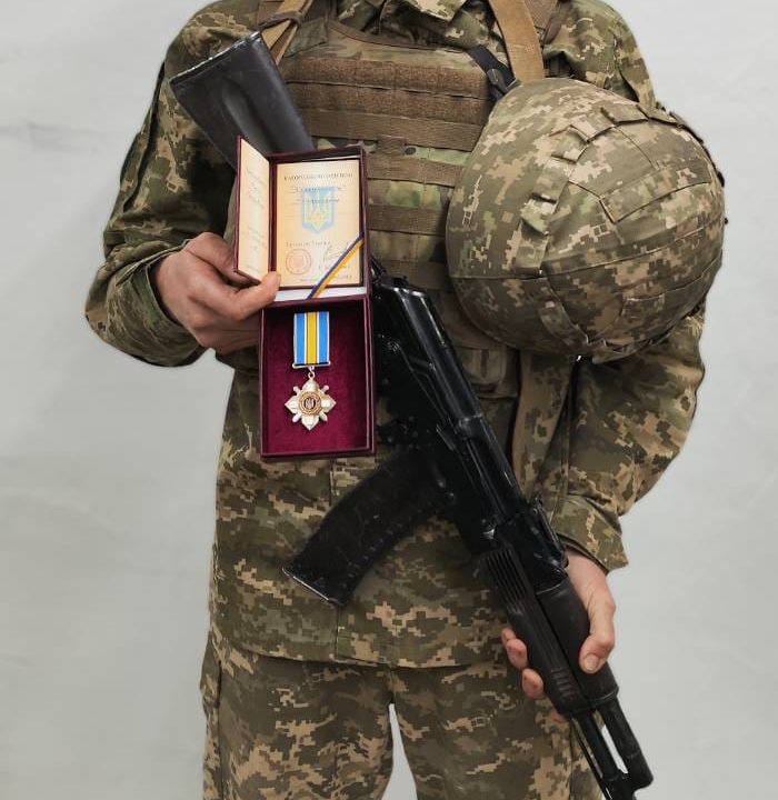 Військовий з Чоповицької громади Юрій Пелюховський нагороджений орденом “За мужність”