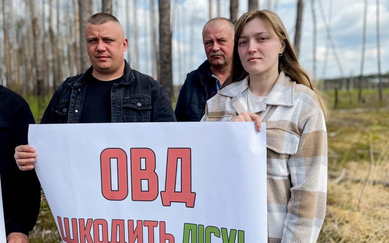 Жителі Овруцької громади разом з екологами вийшли на мітинг