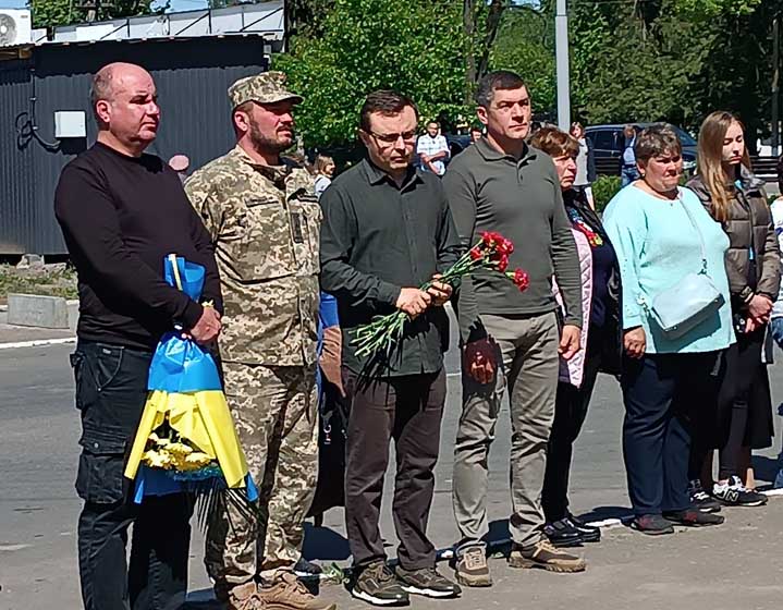 У Чоповичах відкрили Алею Героїв