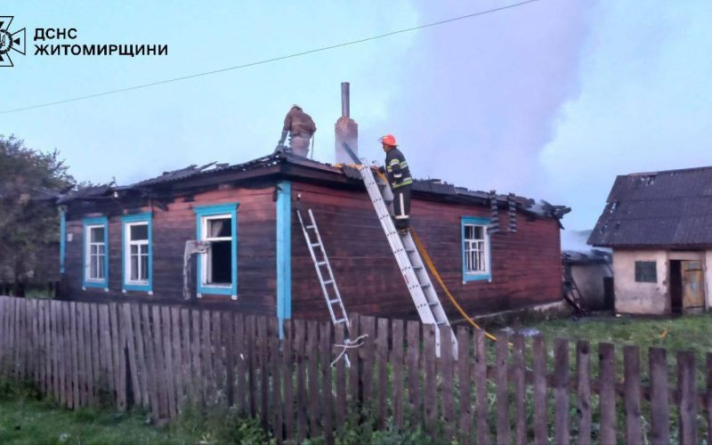У селі Коростенського району під час пожежі в будинку загинув чоловік, а його брат отримав опіки