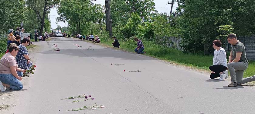 Чоповицька громада попрощалась із 22-річним захисником Дмитром Муритенком