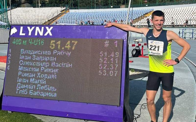 Спортсмен з Коростеня здобув три нагороди на чемпіонаті України з легкої атлетики