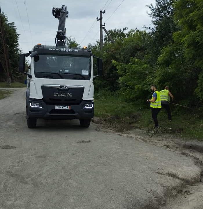 На дорогах Малинської громади працює новенький німецький МAN