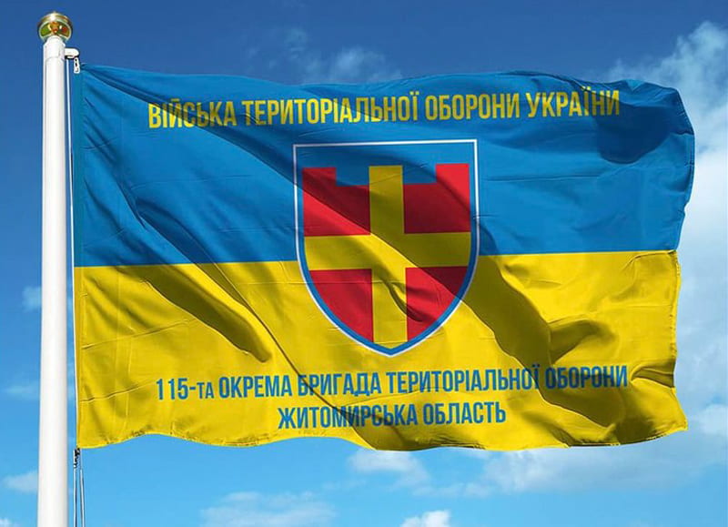 115 окрема бригада Сил територіальної оборони, сформована на Житомирщині, відзначає річницю створення