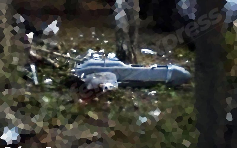 З’явилися фотографії нового дрона, яким росіяни атакували Київ