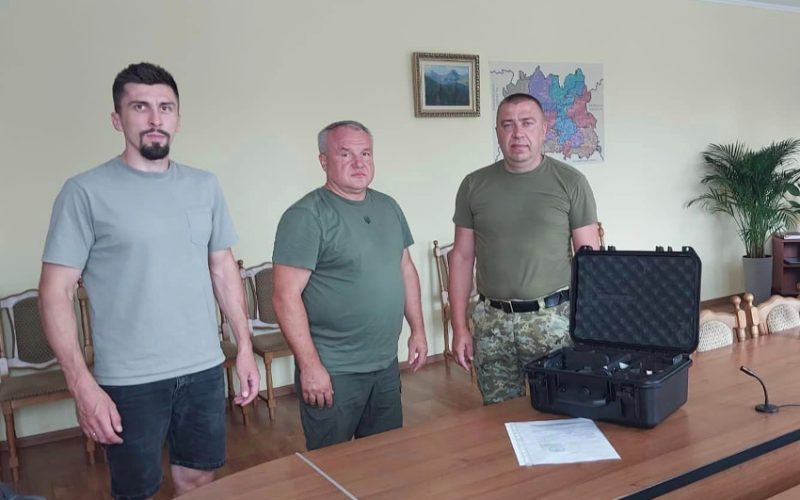 Військовим Держприкордонслужби від Коростенщини передали літальний апарат
