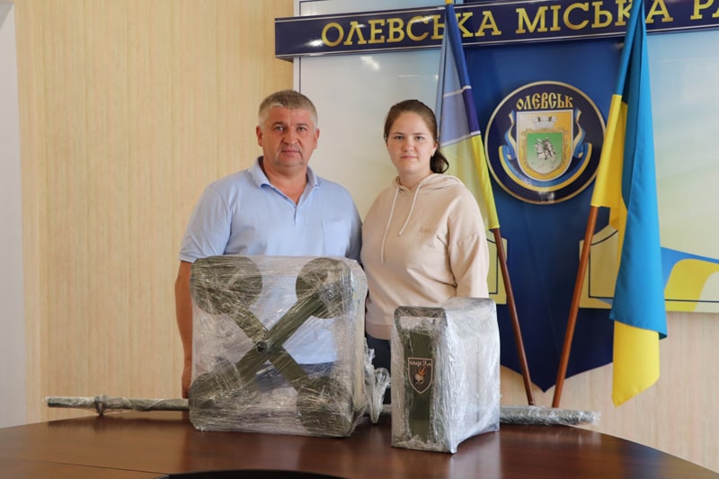 Олевська громада передала на передову РЕБ