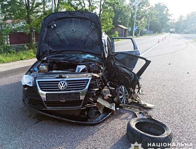 Житель Овруцької громади на Volkswagen врізався у DAF: травмовані двоє
