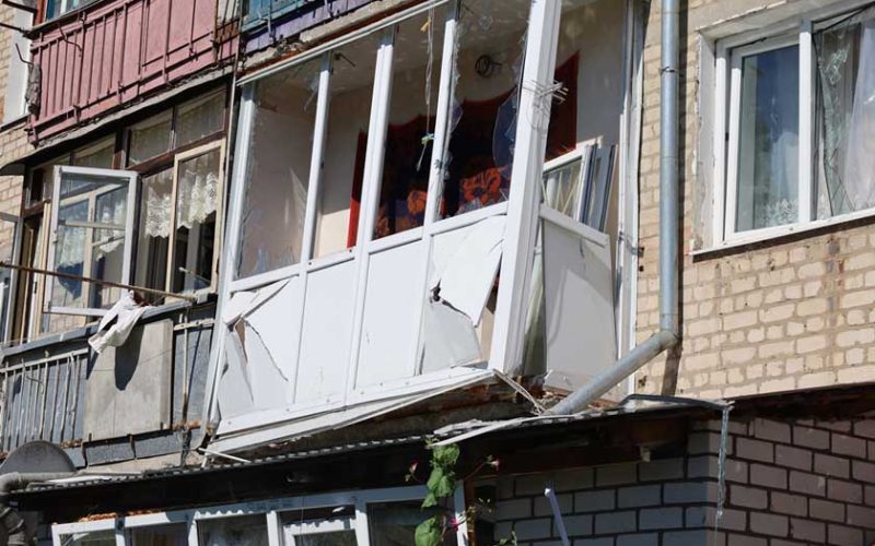 Наслідки ворожого обстрілу по одній з громад Житомирщини (ФОТО)