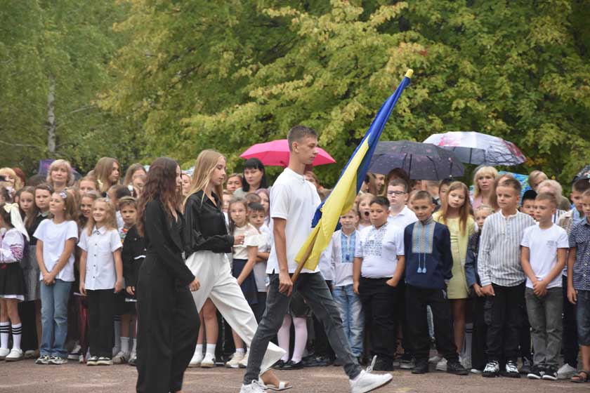 Як у коростенському ліцеї вітали першачків (ФОТОрепортаж)