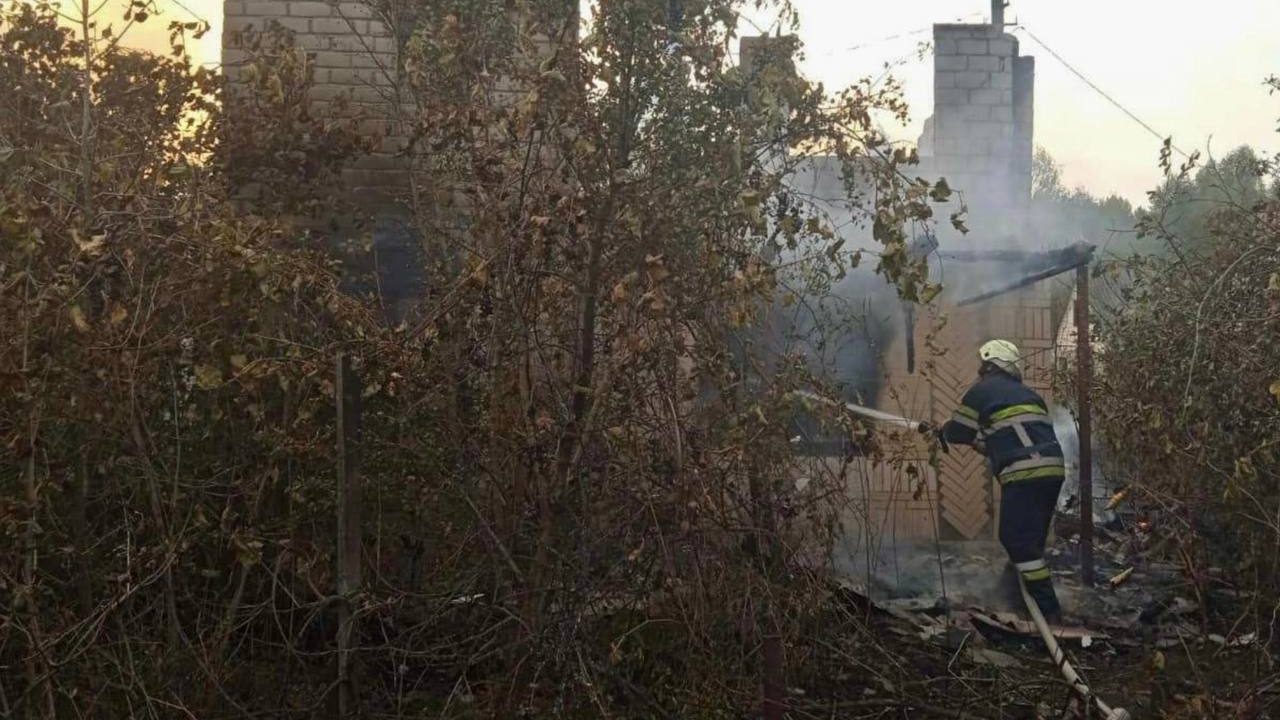 У селі на Житомирщині згоріли більше десятка дачних будинків