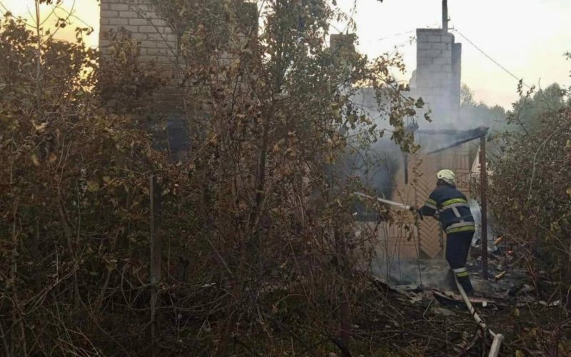 У селі на Житомирщині згоріли більше десятка дачних будинків