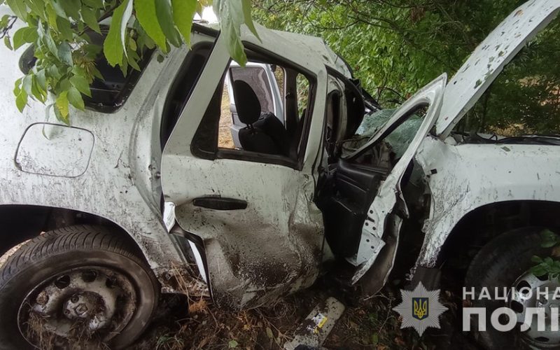 На автодорозі в Житомирській області кросовер з’їхав у кювет: травмовані четверо осіб