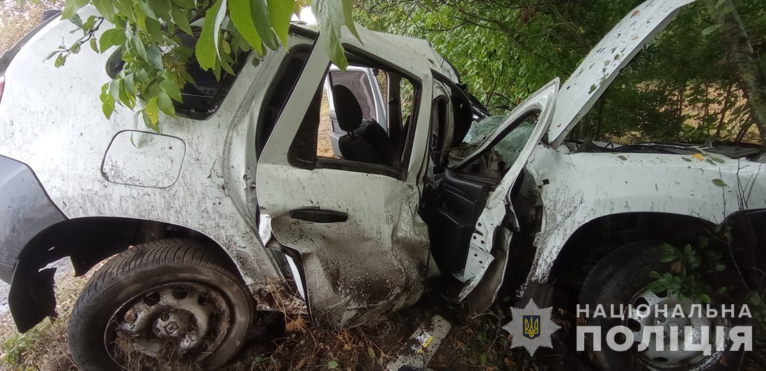На автодорозі в Житомирській області кросовер з’їхав у кювет: травмовані четверо осіб