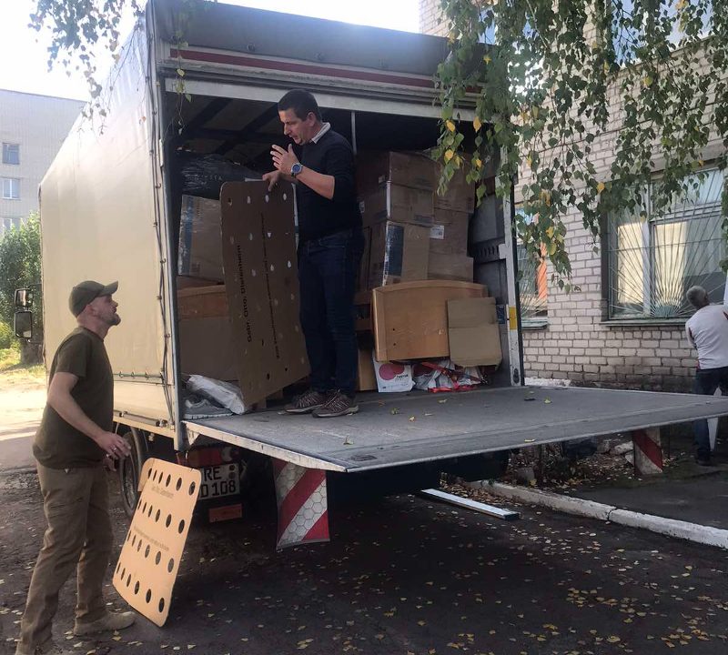 Німецькі партнери привезли до Малина медичну допомогу
