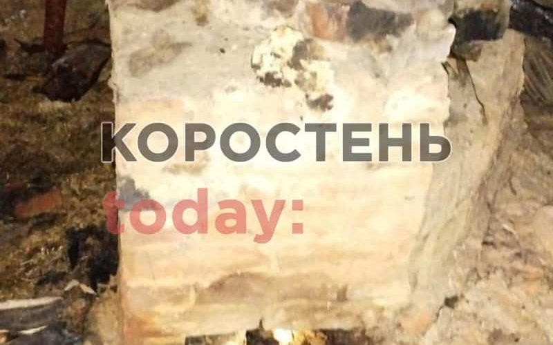 Через пічне опалення в селі Народицької громади горів дерев’яний будинок