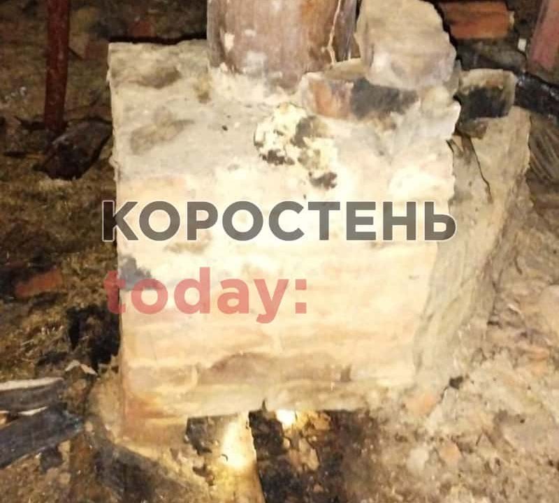 Через пічне опалення в селі Народицької громади горів дерев’яний будинок