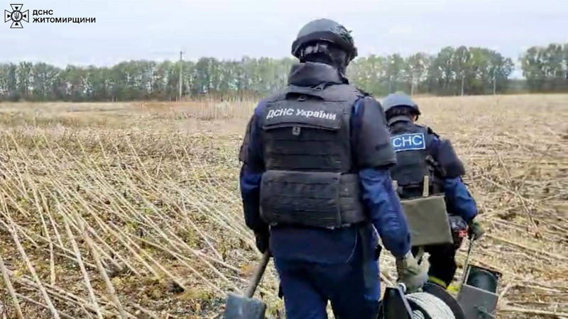 У Коростенському районі знищили п’ять боєприпасів