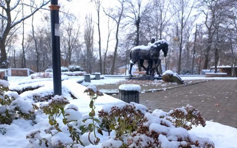 Припорошений снігом Коростень: перевірка комунальників до зими