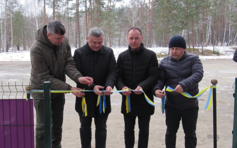 На території Малинської громади завершили будівництво рекреаційного пункту