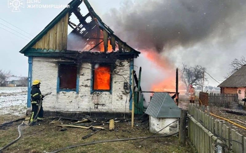 У Коростенському районі під час гасіння пожежі виявили тіло чоловіка