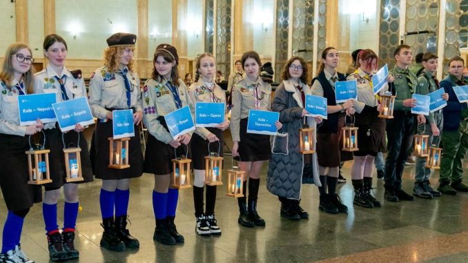 Від 16 грудня на вокзалі коростенці можуть отримати Вифлеємський вогонь миру