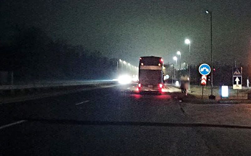 На Житомирщині Mercedes врізався в автобус, а потім в дерево: постраждали двоє дітей