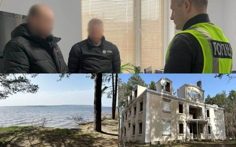Підозрюють у рейдерстві землі та будівель на березі Дніпра – на Житомирщині затримали чотирьох чоловіків