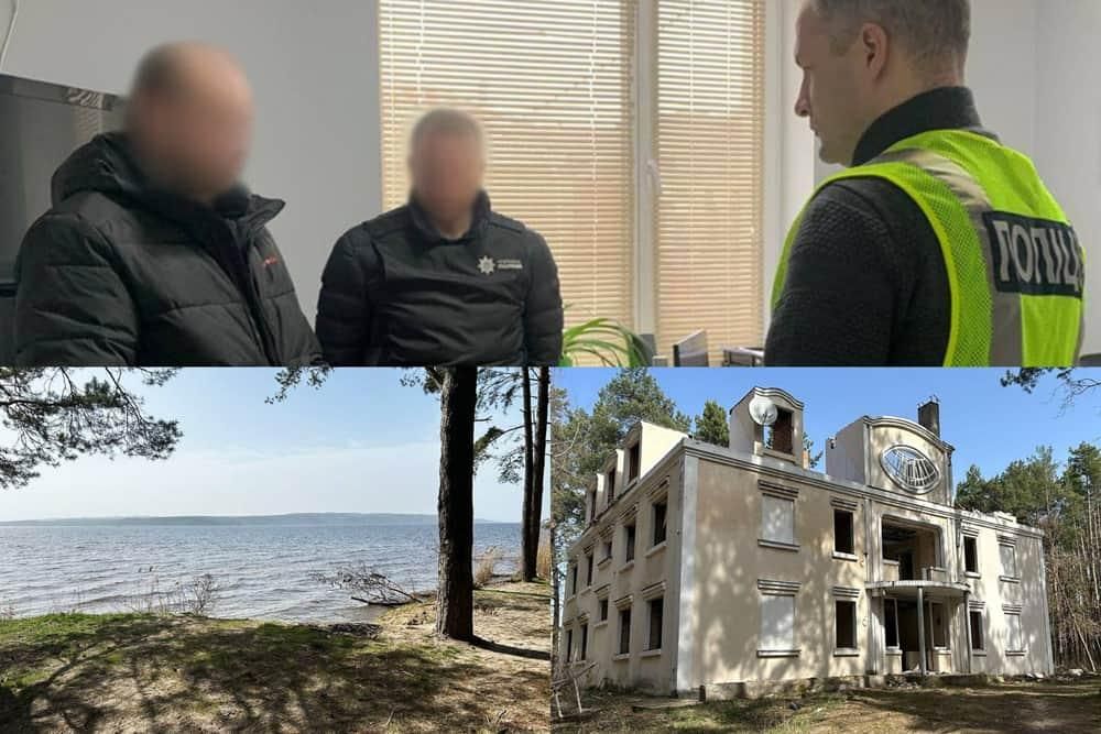 Підозрюють у рейдерстві землі та будівель на березі Дніпра – на Житомирщині затримали чотирьох чоловіків